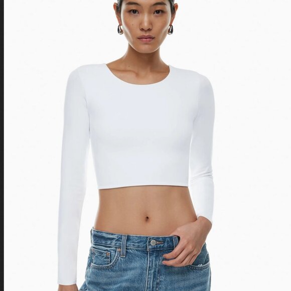 Babaton Contour Crew Cropped Longsleeve - Picture 1 of 8